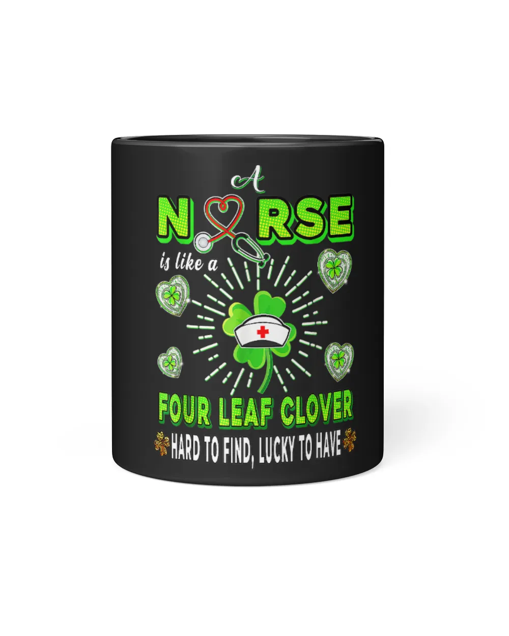 St Patricks Day Scrubs Top Nurse Is Like A Four Leaf Clover