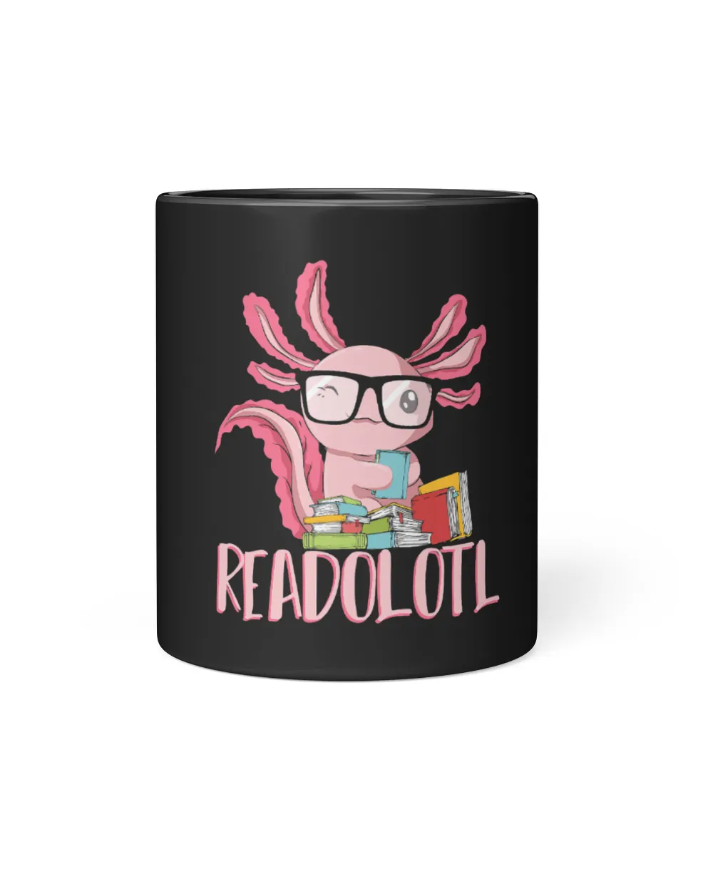 Book Reading Readolotl Amphibian Animal Bookworm Axolotl