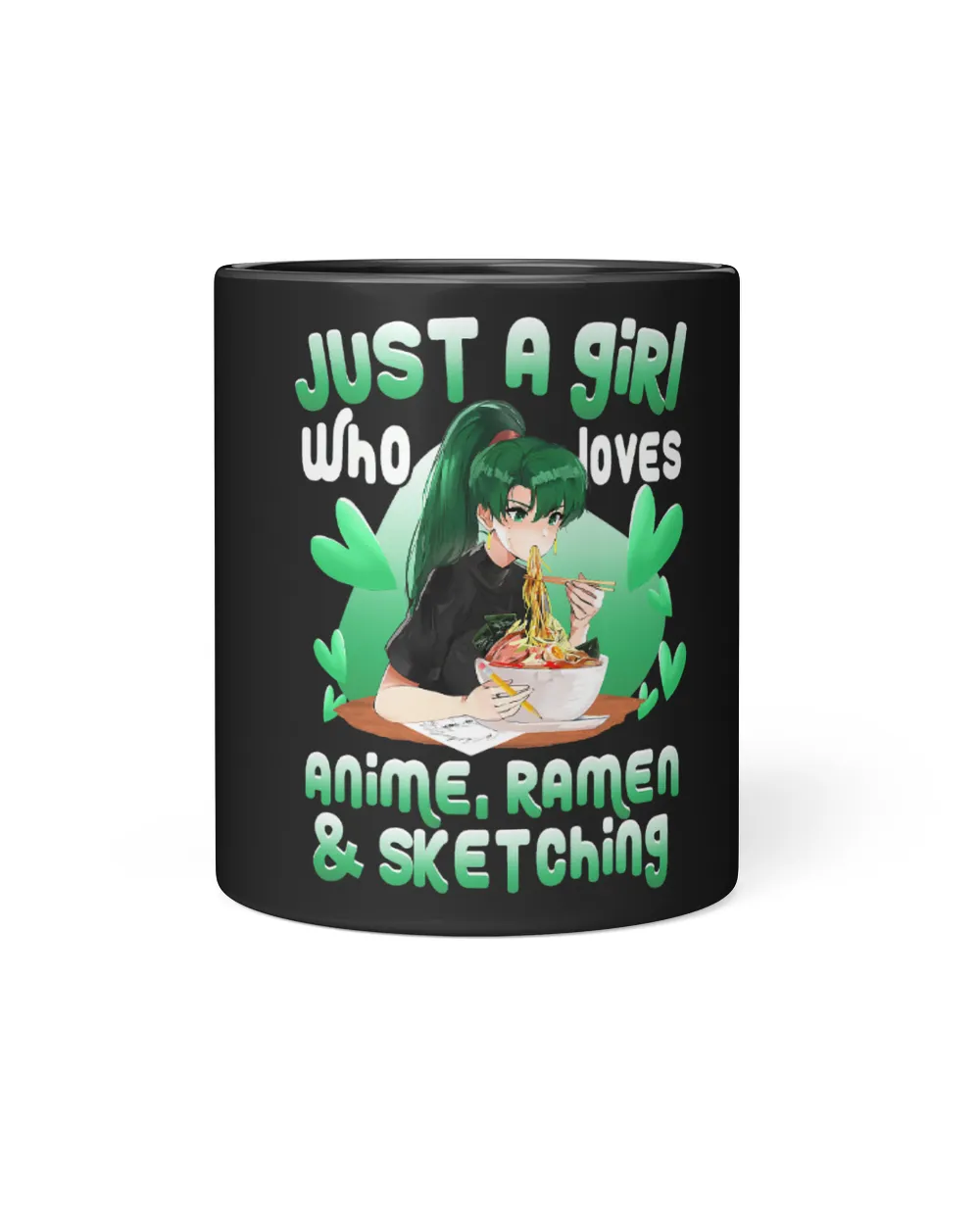 Girl Who Loves Anime Ramen and Sketching Kawaii Gift Women