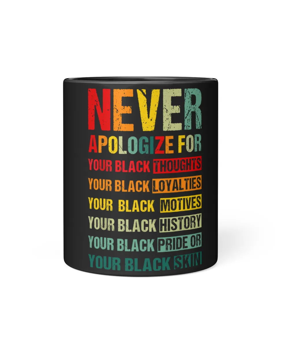 NEVER Apologize for your black