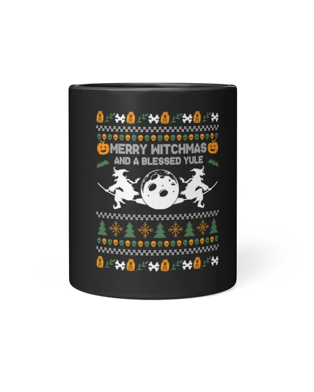 Merry Witchmas And A Blessed Yule Witch Christmas Sweater Gear Essential Mug