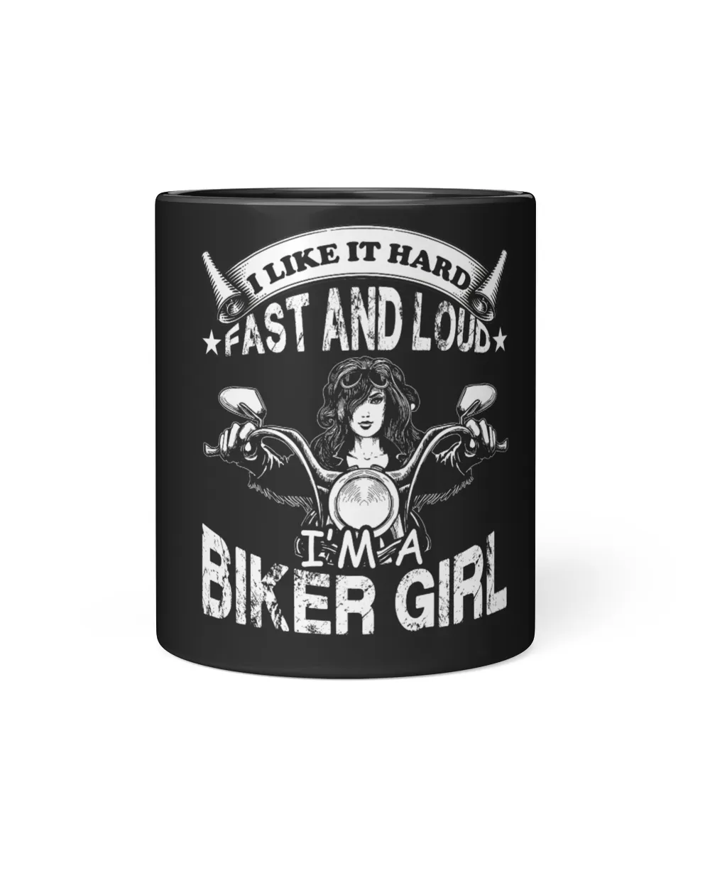 RD I Like It Hard Fast And Loud I’m A Biker Girl Shirt