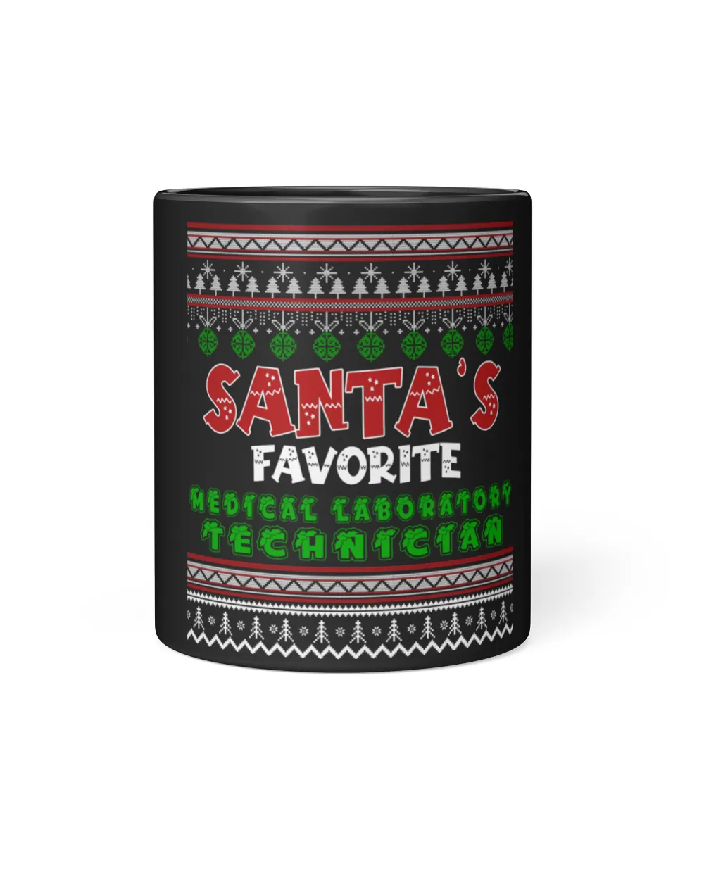 Santa Favorite Medical Laboratory Technician Wine Tumbler (12 oz)