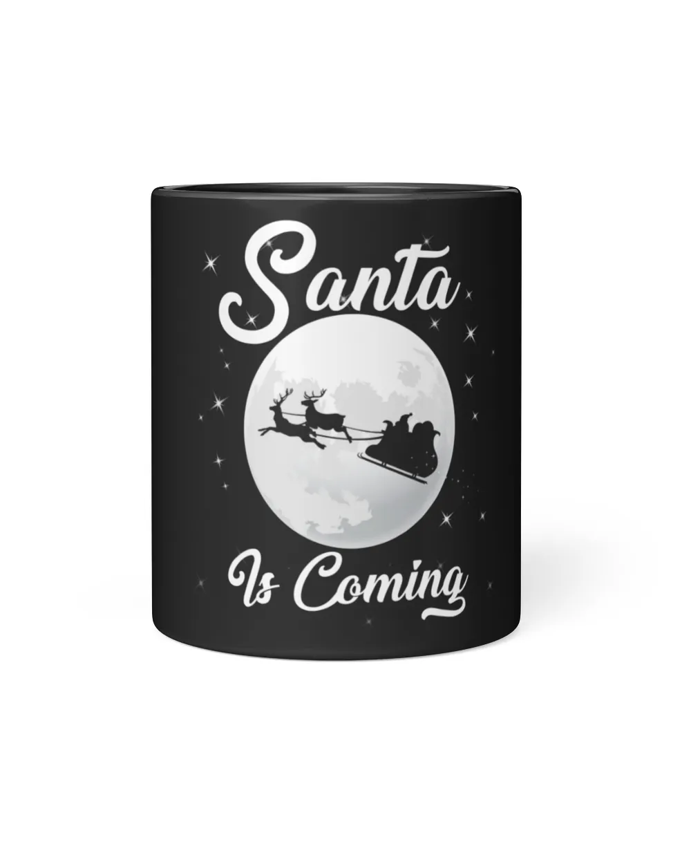 Santa Is Coming Wine Tumbler (12 oz)