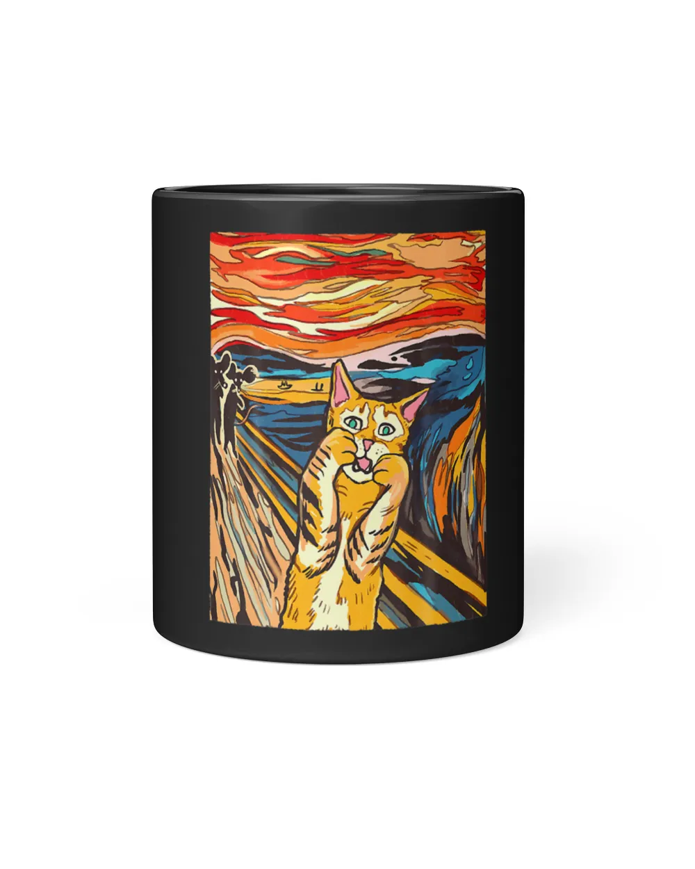 Starry Night Cat Van Gogh Cat Cat Lover Cat Mom Dad 166