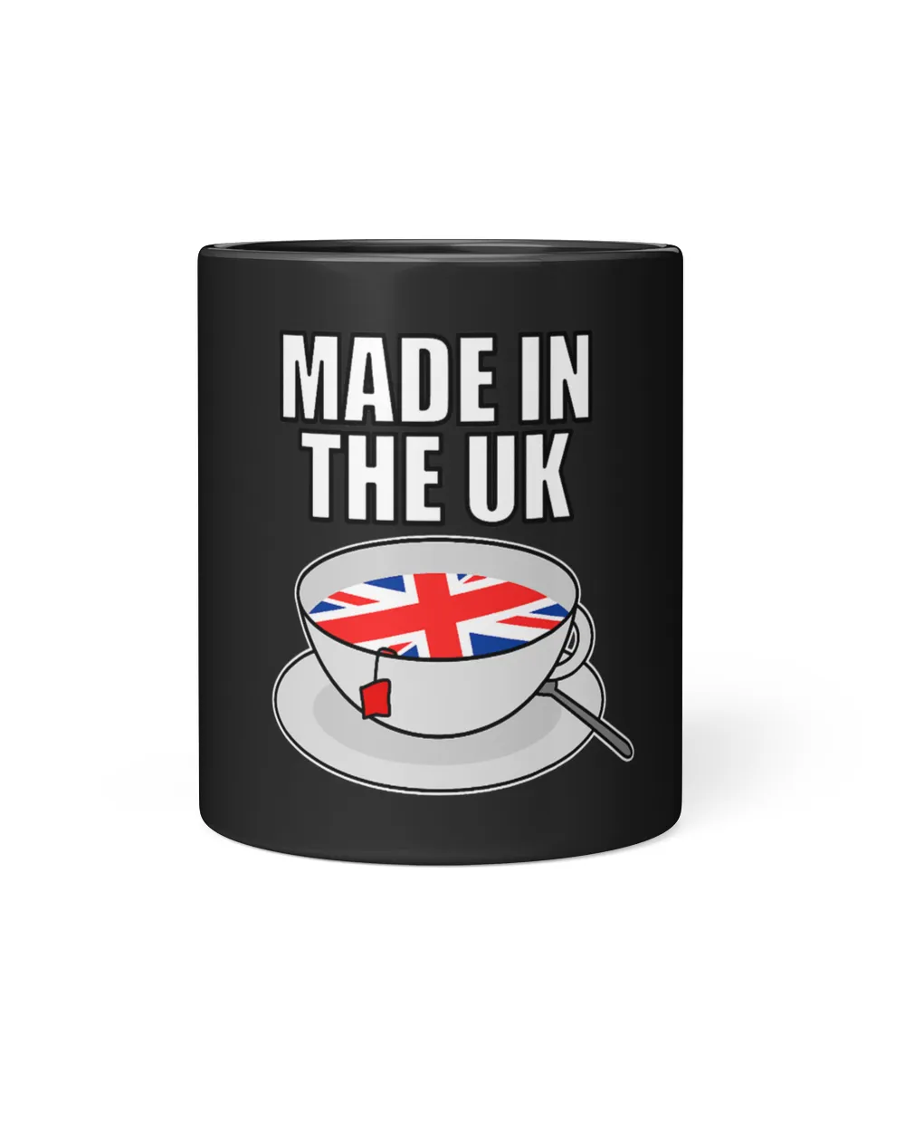 Made In The UK Cup of Tea United Kingdom Flag British Funny