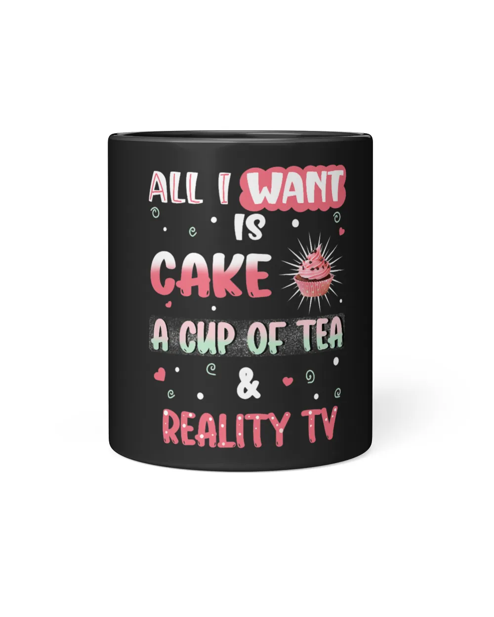 CupCake Cup Of Tea Reality Tv Funny Want List Novelty