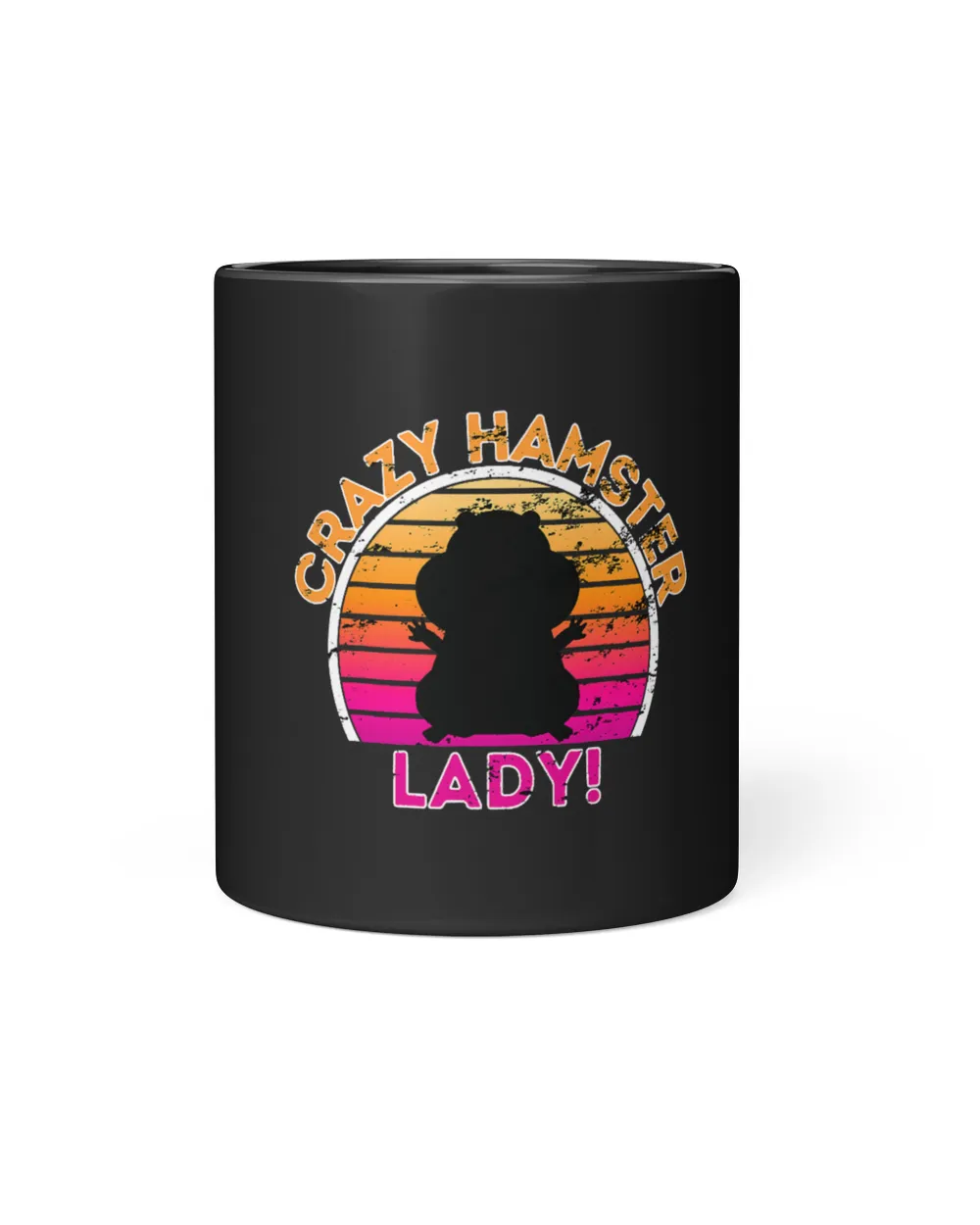 Crazy Hamster Lady Funny Retro Hamster