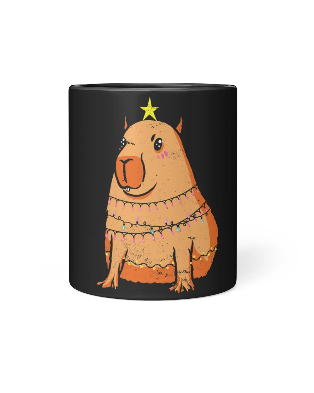 Capybara Christmas lights Funny Capibara Capy