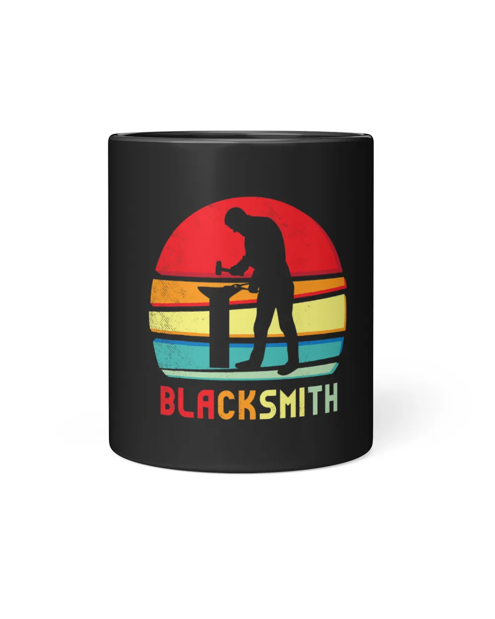 Blacksmith theme Retro drawing