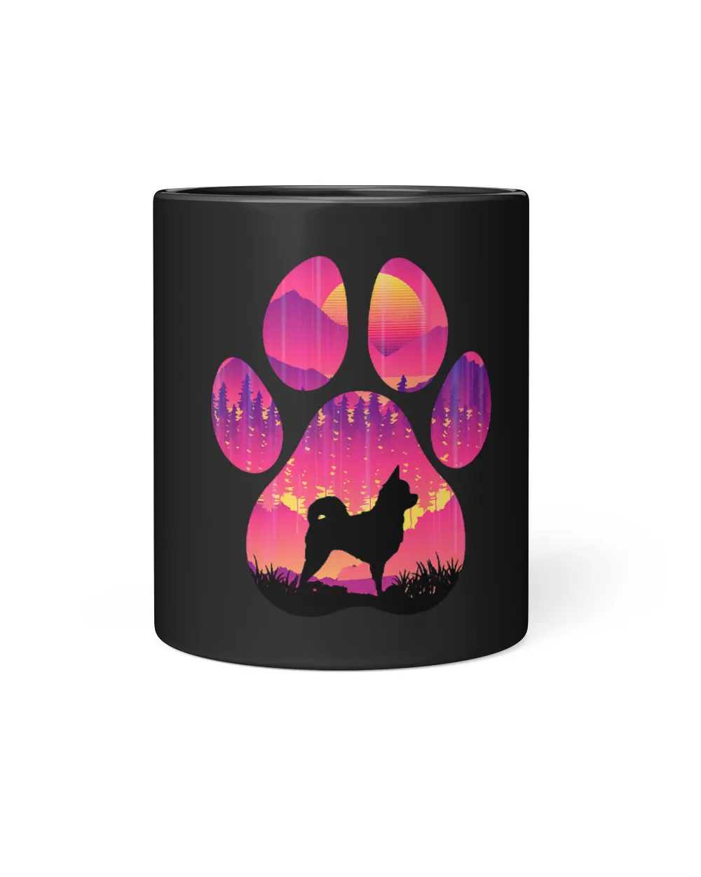 Chi Chi Paw Mom Dad Dog Lover Women Men 156 Black Mug 11oz black 11oz