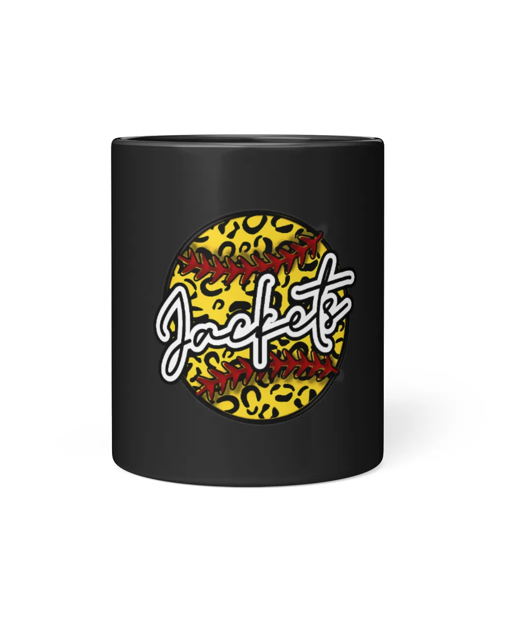 JACKETS Leopard Cheetah Softball Team Trendy Cute Womans Top