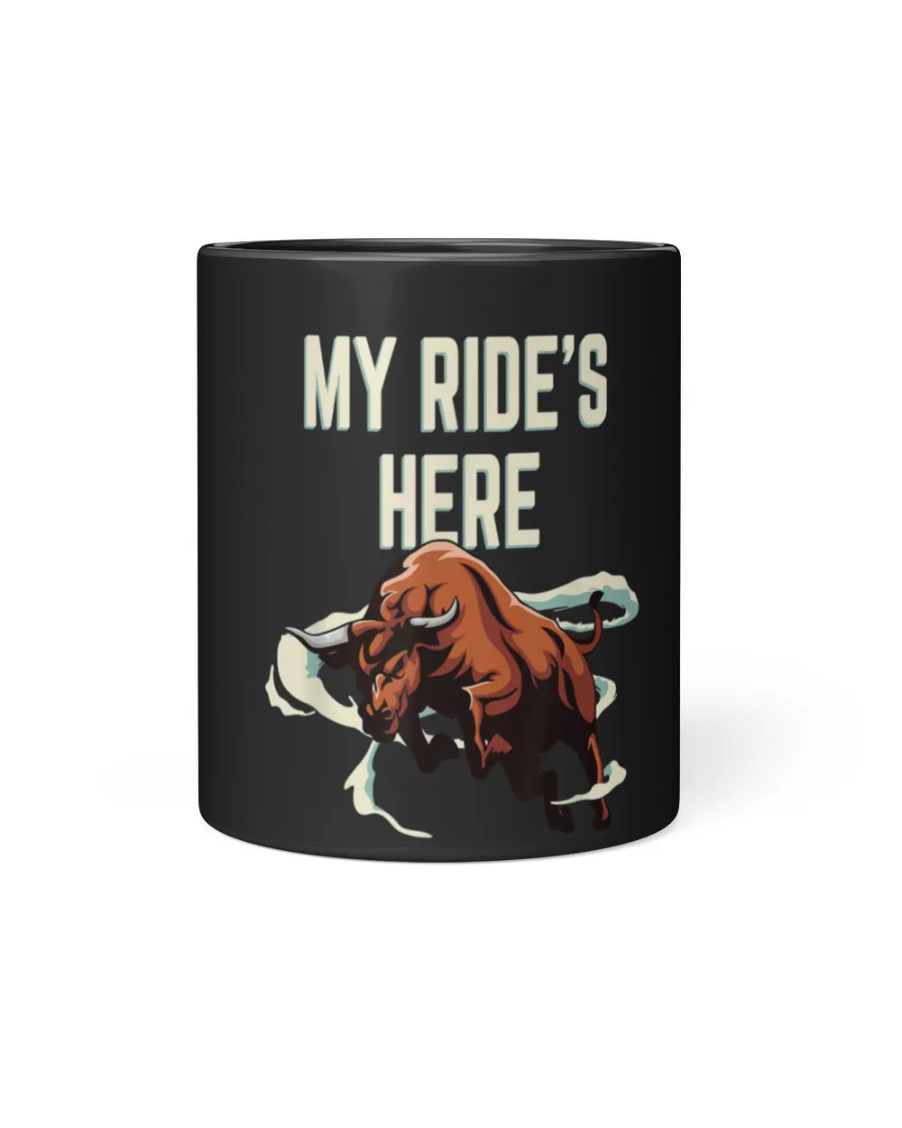 My Ride's Here Black Mug 11oz black 11oz