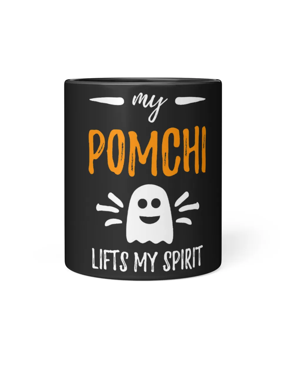 My Pomchi Lifts My Spirit Dog Mom Halloween Gift