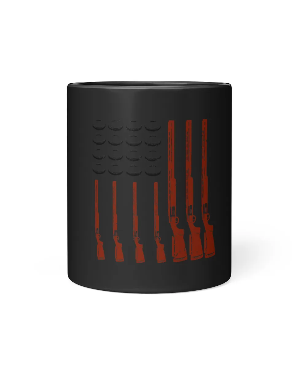 Skeet American Flag Shirt Clay Target Shooting
