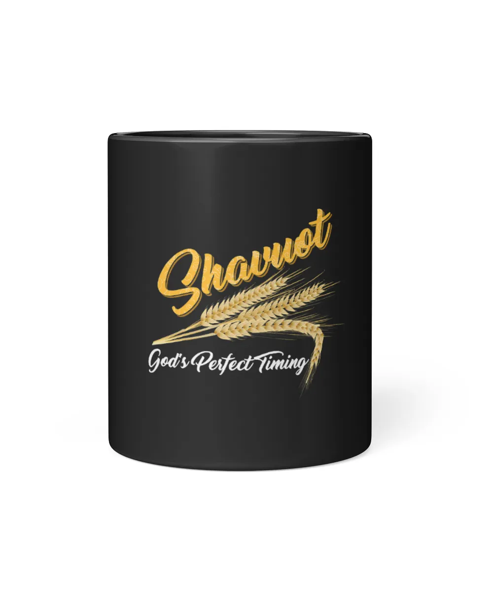 Shavuot God’s Perfect Timing Feast Of The Weeks Judaism Black Mug 11oz black 11oz