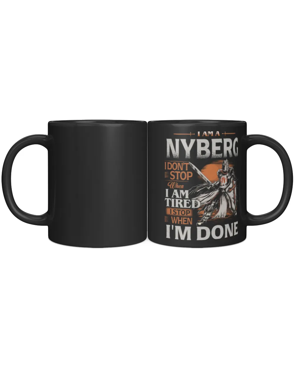 NYBERG Black Mug black 11oz