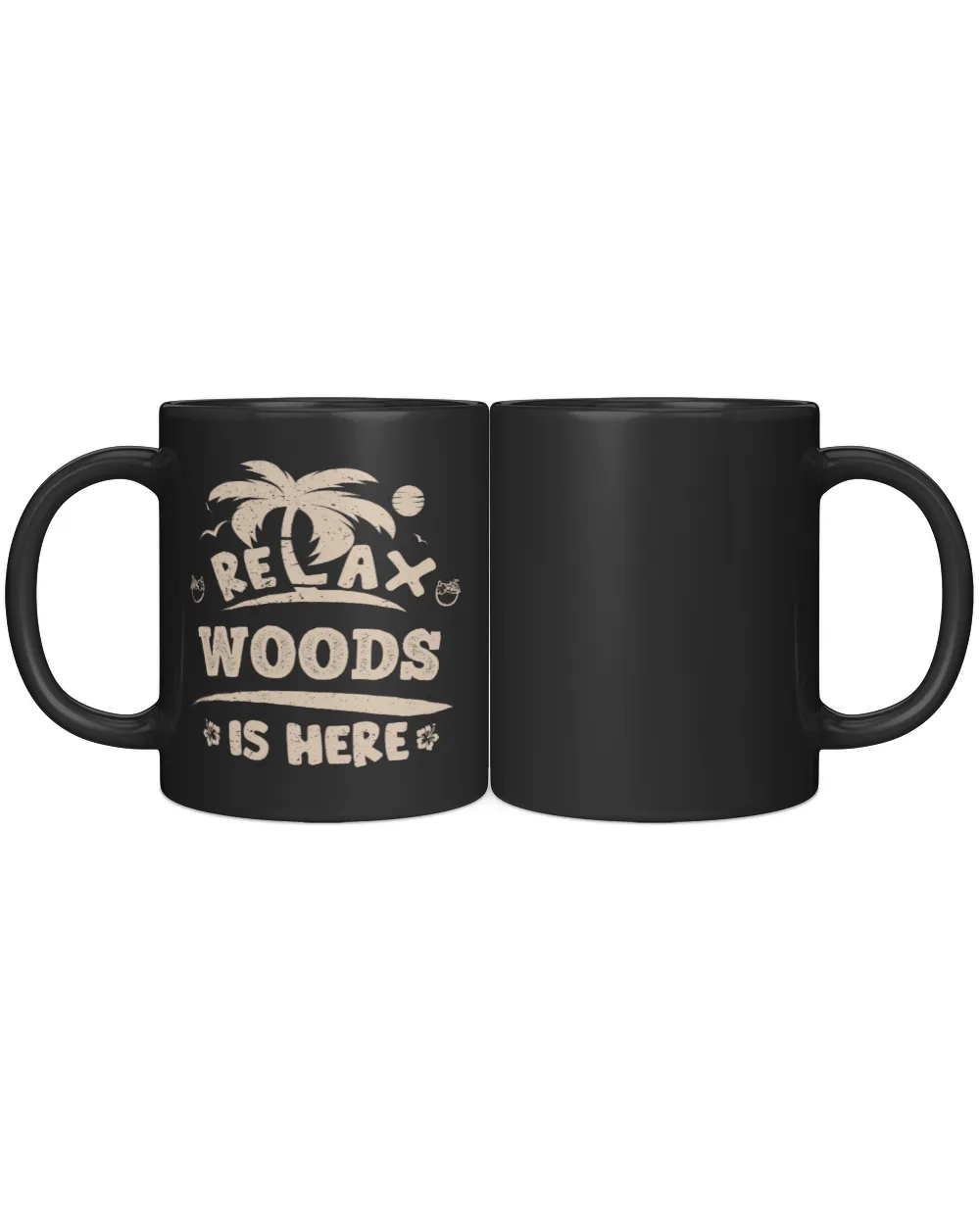 USL-96-Woods Black Mug 11oz black 11oz