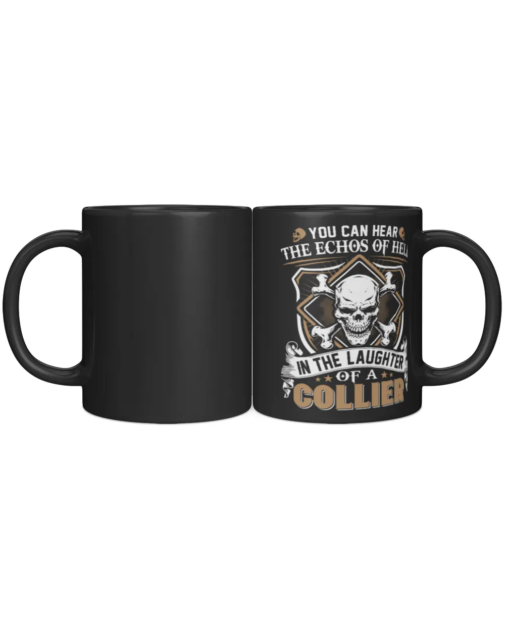 COLLIER Black Mug black 11oz