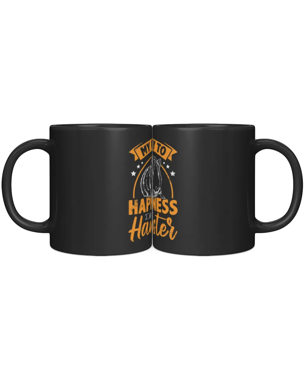 Hamster Pet My Key To Happiness Is A Hamster Animal Lover Pet Owner 1 Black Mug 11oz black 11oz