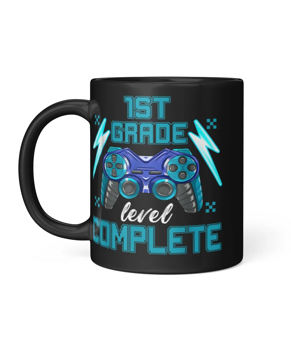 1st Grade Level Complete Video Game Last Day Of School Boys Black Mug 11oz black 11oz