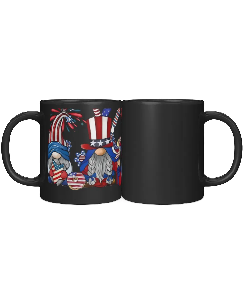 United States Independence Day Black Mug 11oz black 11oz