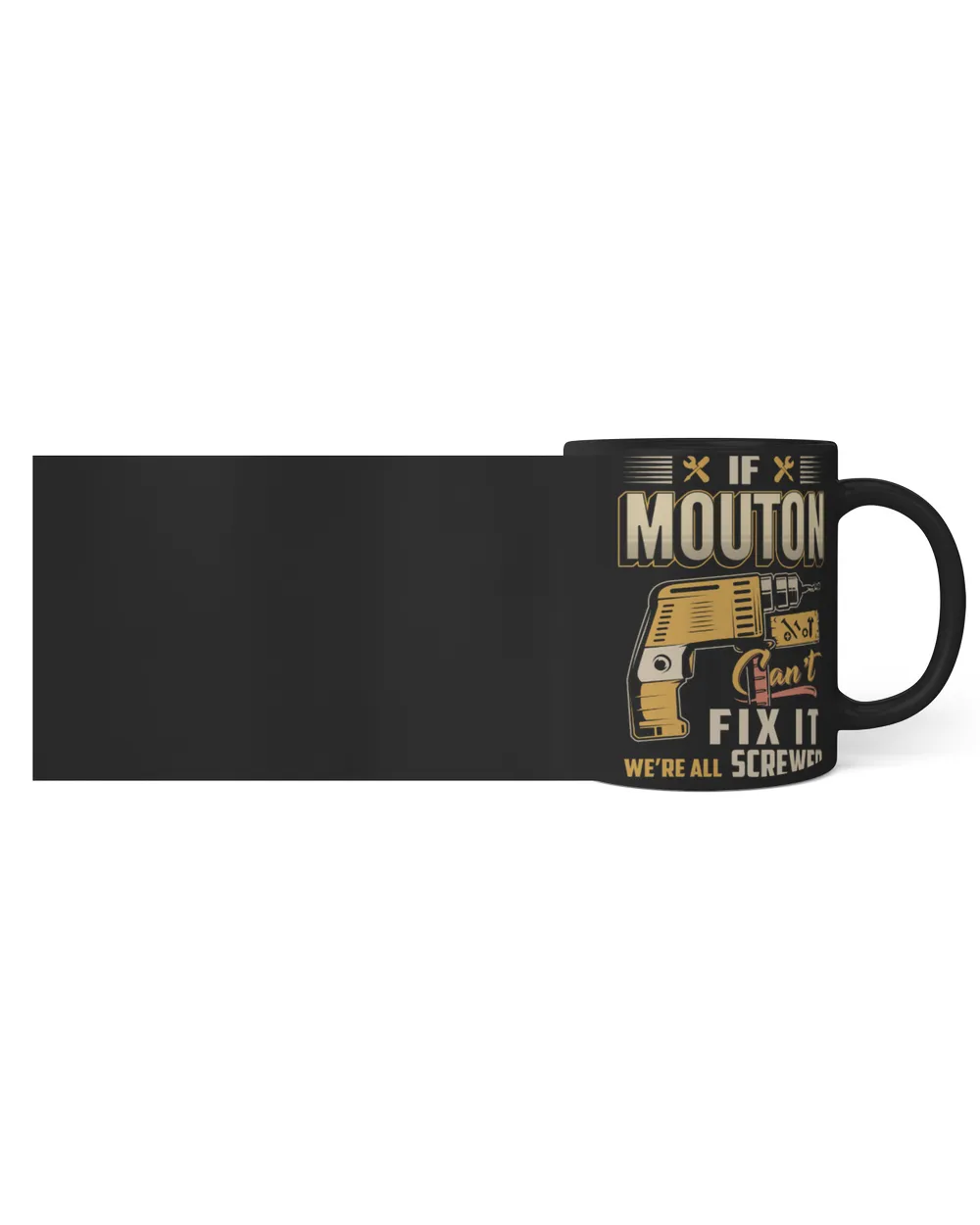 MOUTON Black Mug black 11oz