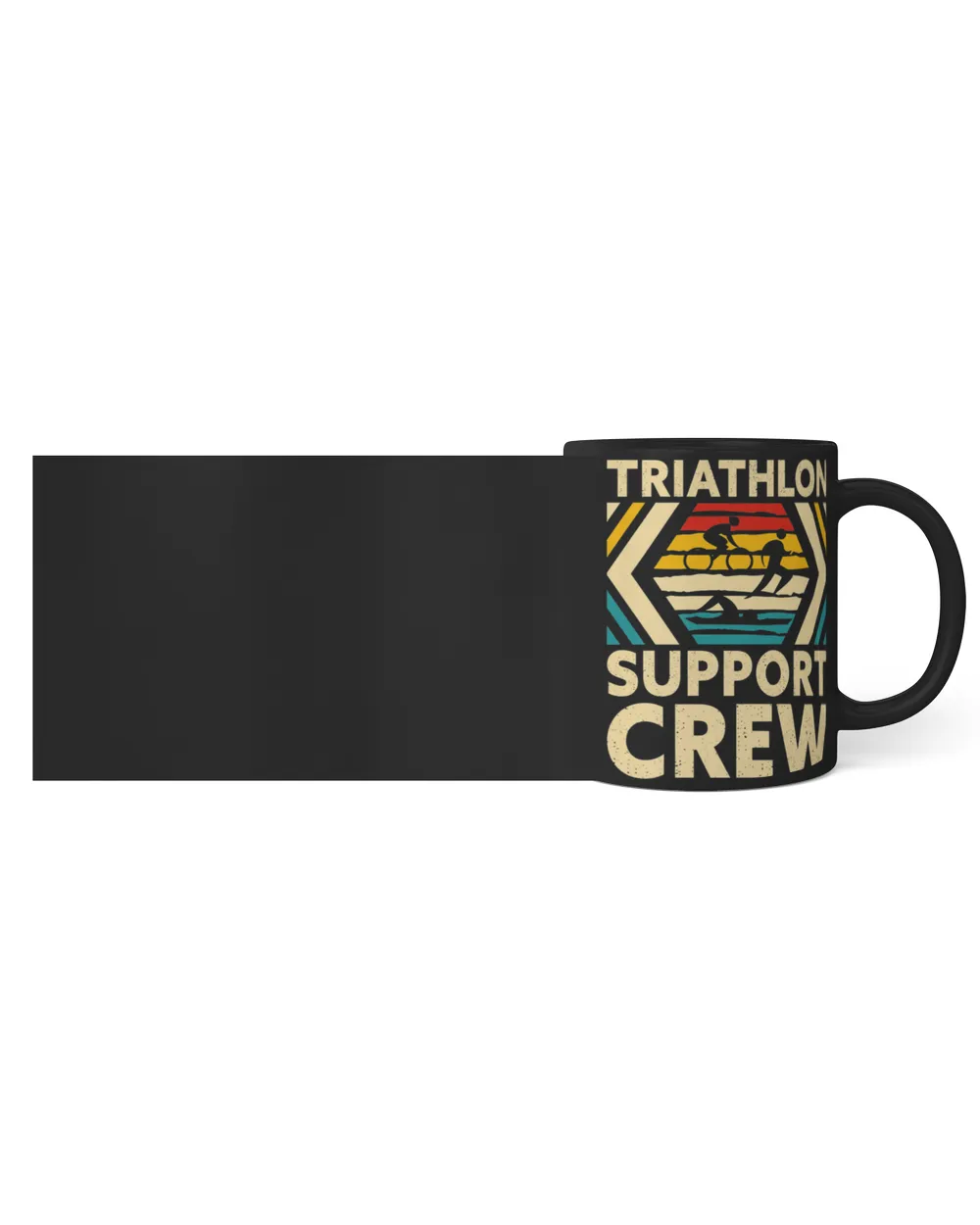 Triathlon Support Crew Black Mug 11oz black 11oz