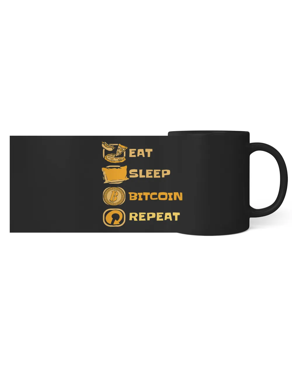 Eat Sleep Bitcoin Repeat Cryptocurrency Blockchains Bitcoin