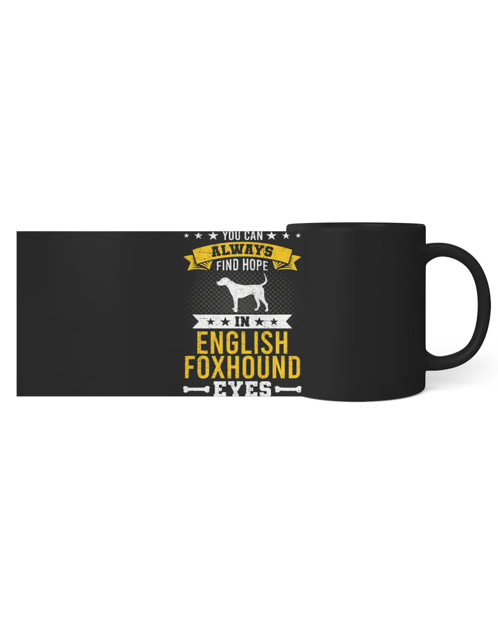 You Can Always Find Hope in English Foxhound Dog Eyes
