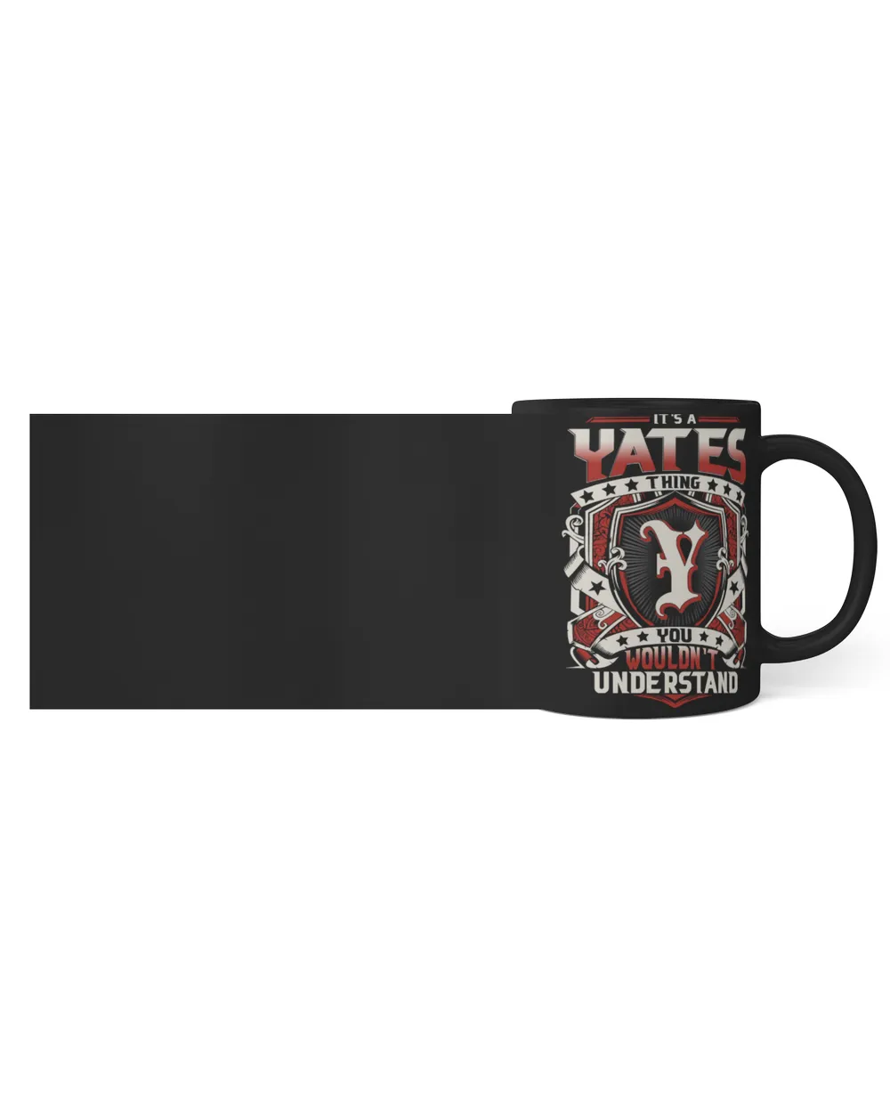 YATES Black Mug black 11oz