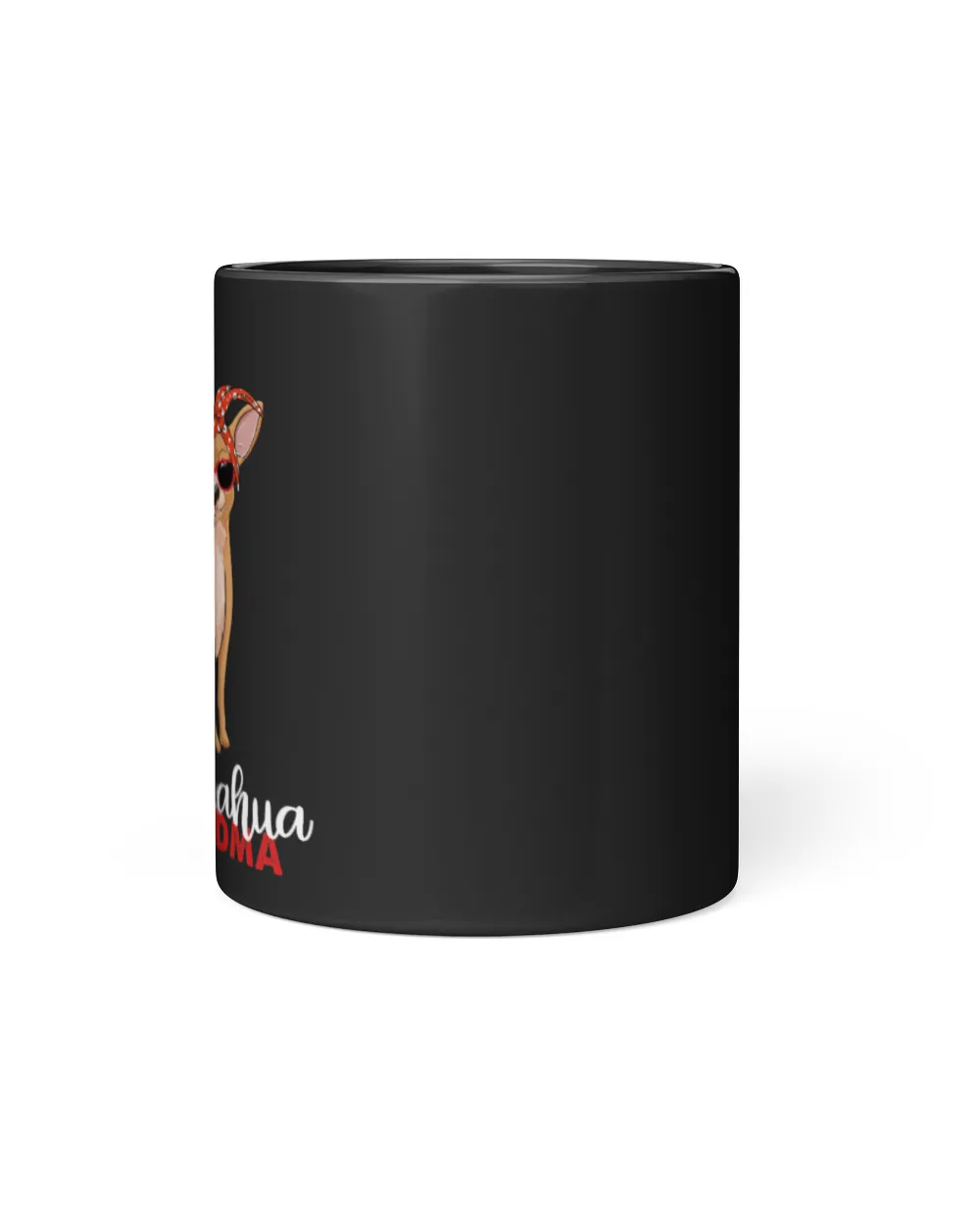 Chihuahua Grandma Black Mug 11oz black 11oz