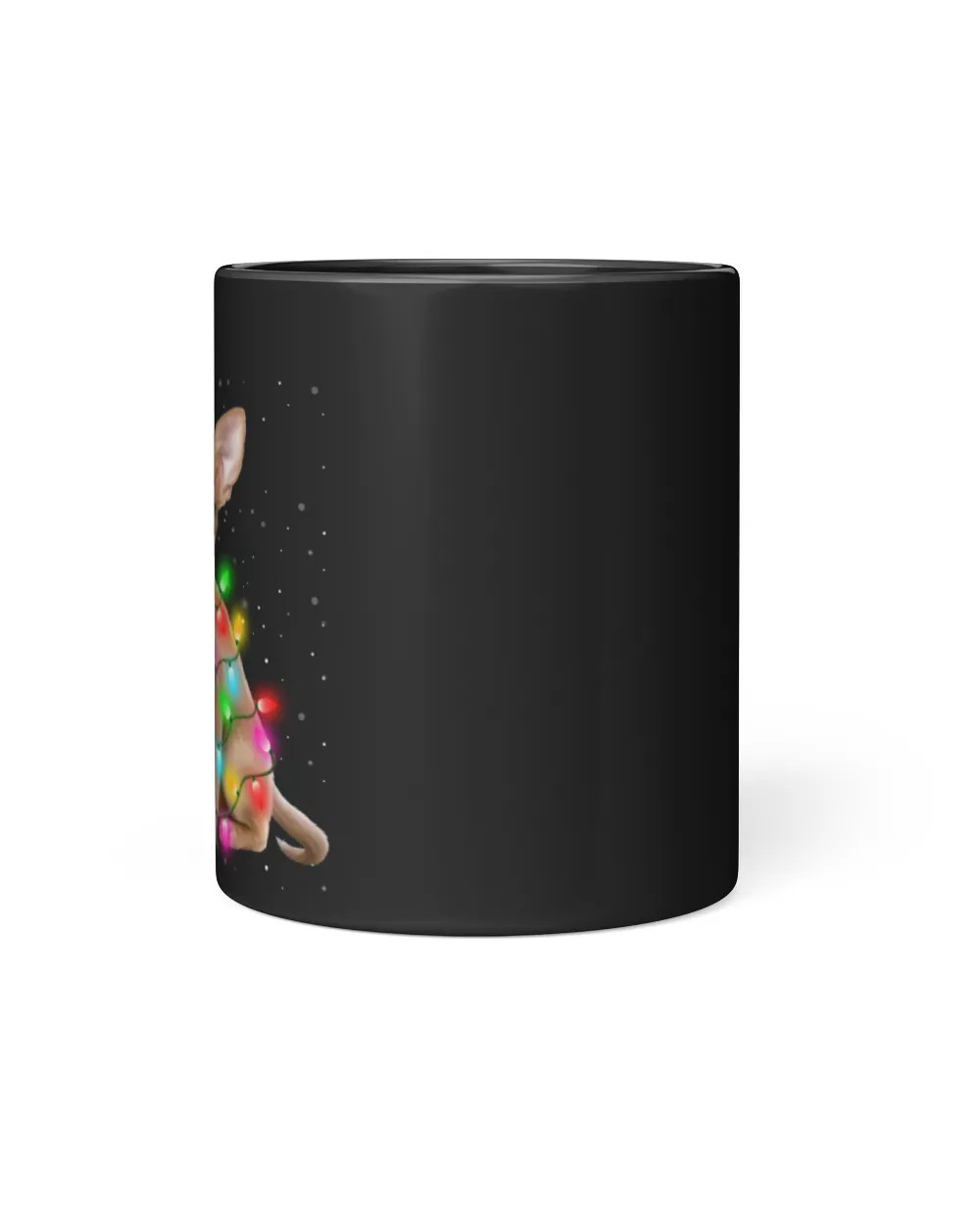 Chihuahua Dogs Tree Christmas Sweater Xmas Gifts Pet Dog Black Mug 11oz black 11oz