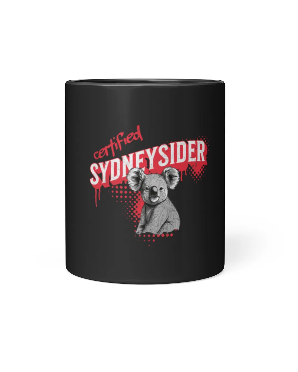 Koala Pet Certified Sydneysider Koala Red Graphic Design