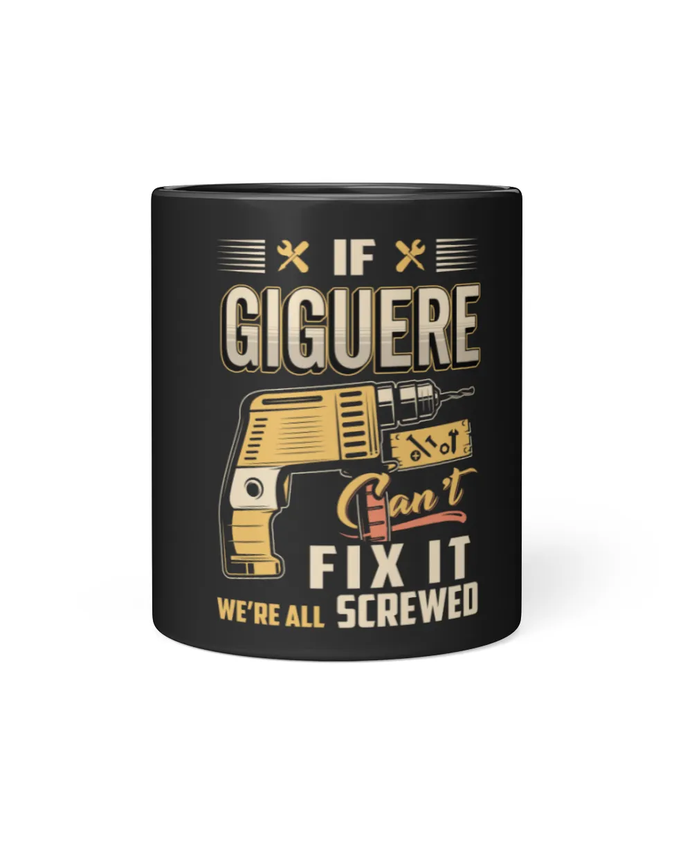 IF GIGUERE CAN'T FIX IT WE'RE ALL SCREWED B3 Black Mug 11oz black 11oz