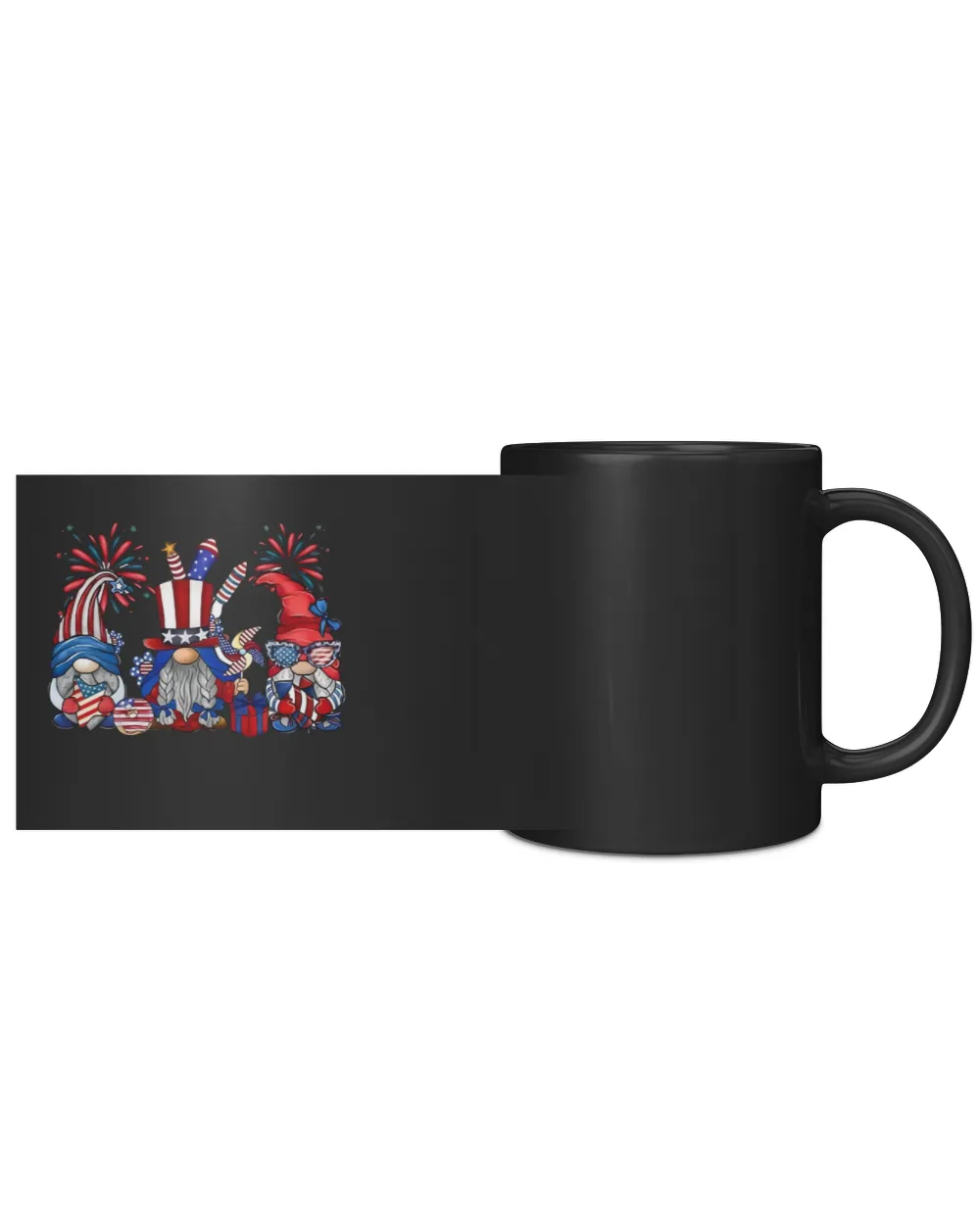 United States Independence Day Black Mug 11oz black 11oz
