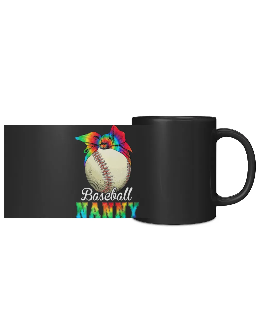 Sport Baseball Womens Baseball Nanny Tie Dye Mothers Day