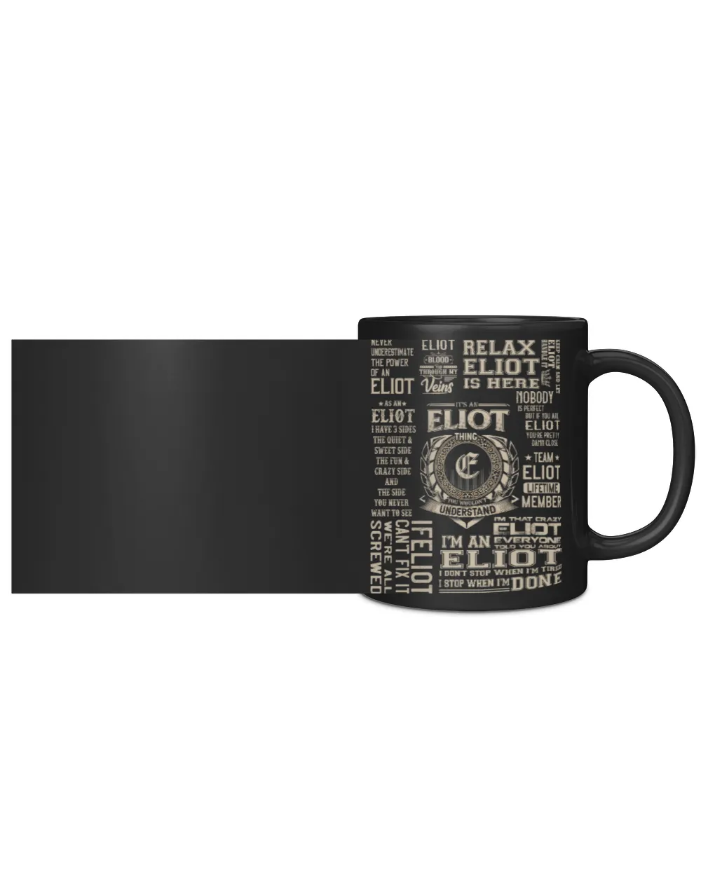 ELIOT Black Mug black 11oz