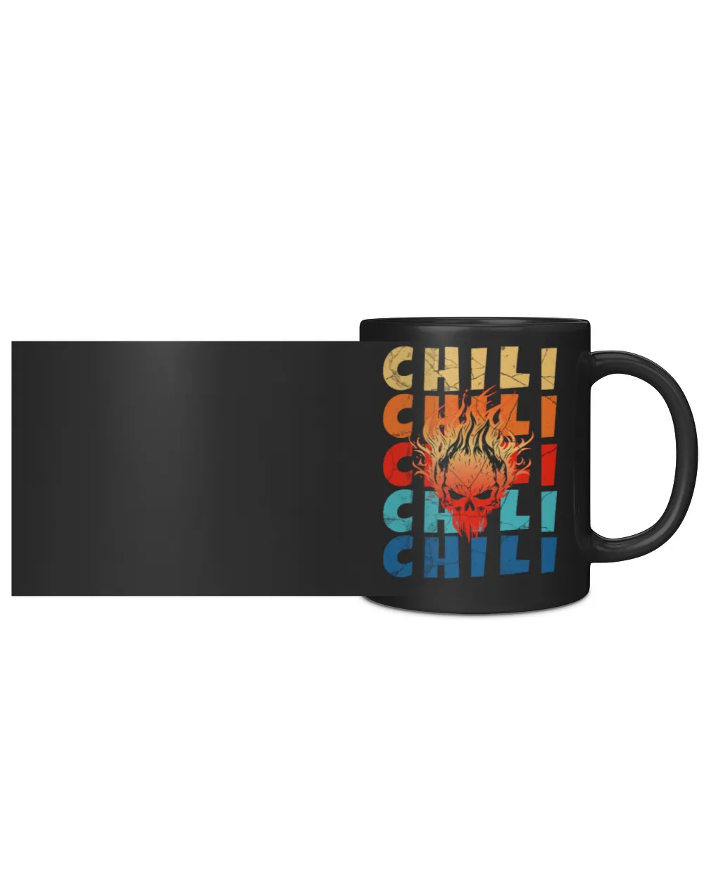 smoking hot chili skull Black Mug 11oz black 11oz
