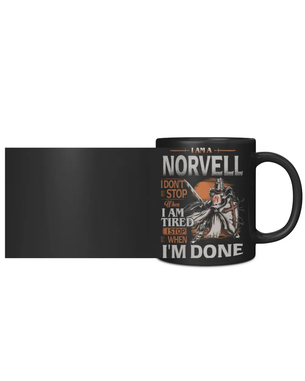 NORVELL Black Mug black 11oz
