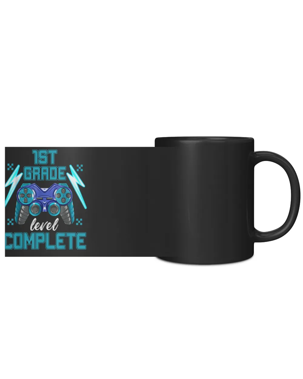 1st Grade Level Complete Video Game Last Day Of School Boys Black Mug 11oz black 11oz