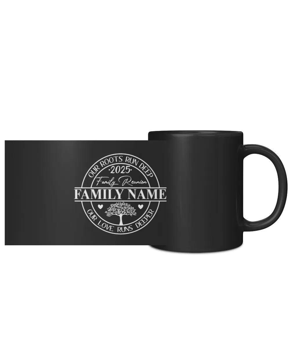 Custom Family Reunion 2025 Black Mug 11oz black 11oz