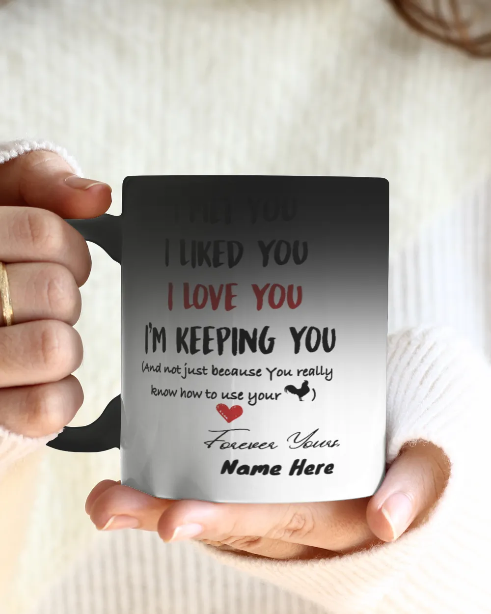 PERSONALIZED MUG: Sweetest Gift For Him - He Would Laugh So Hard While Reading This Mug