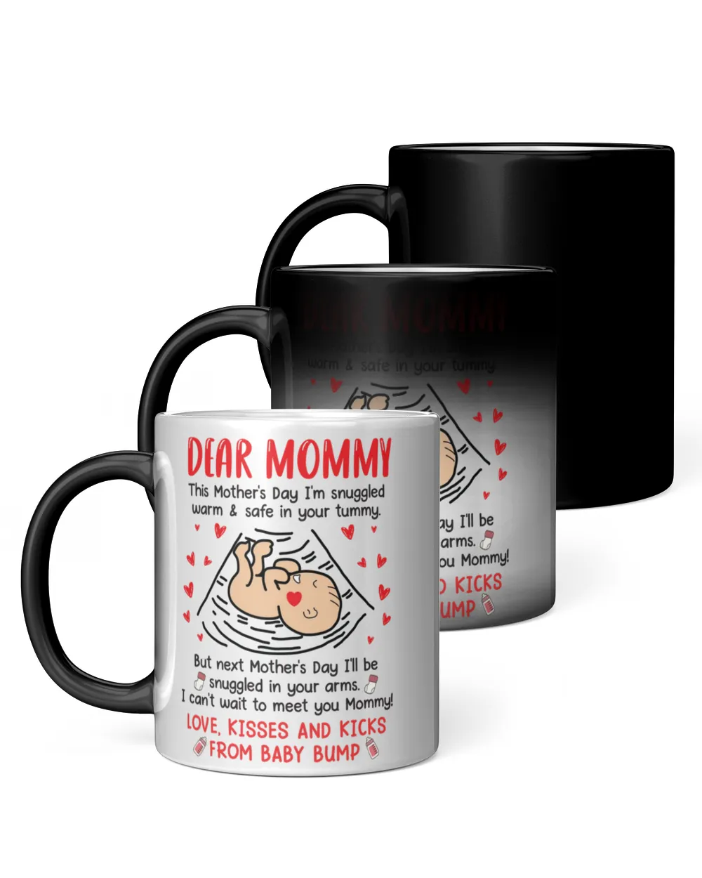 Dear Mommy Happy 1st Mother's Day Mug 3