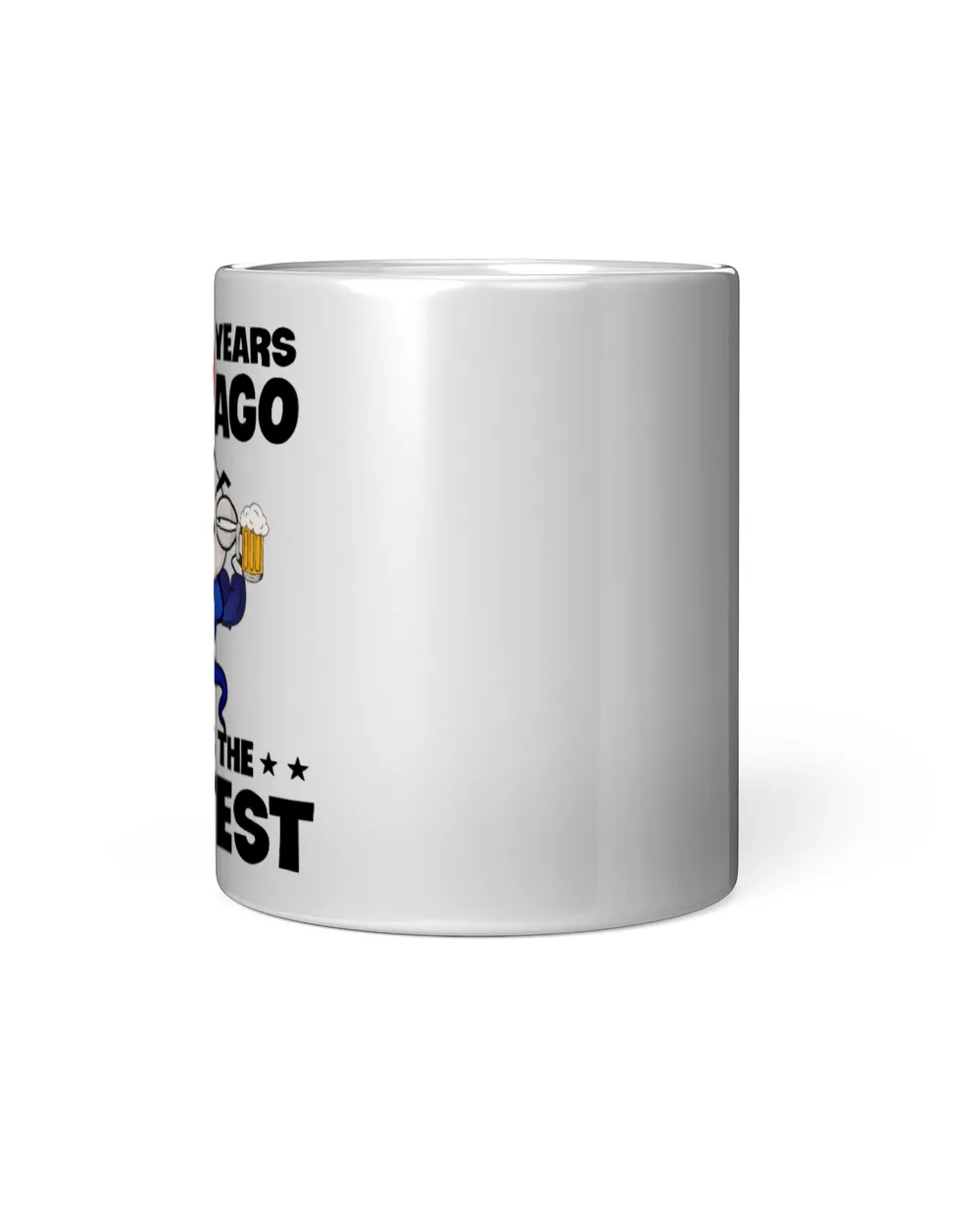 30-40-50 Year Ago I Was The Fastest, Gift for Dad, Father's Day Gift, Birthday Gift Funny Dinosaur Mug, Mug For Dad