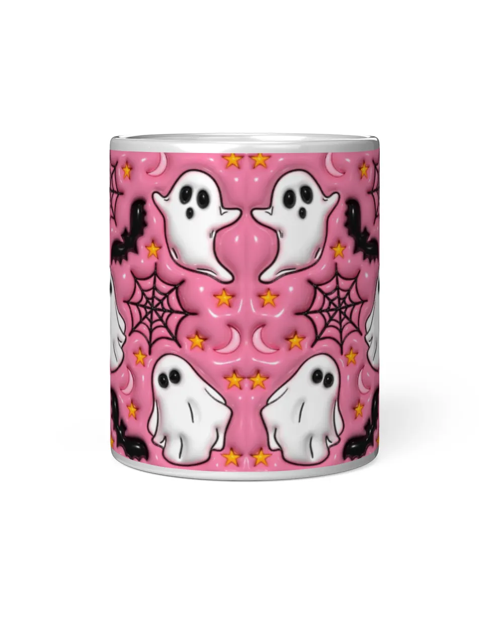 Inflated Pink Halloween Magic Mug 11oz white 11oz
