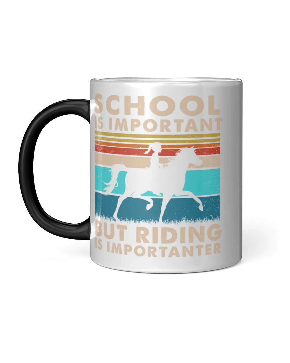 school is important but riding is importanter