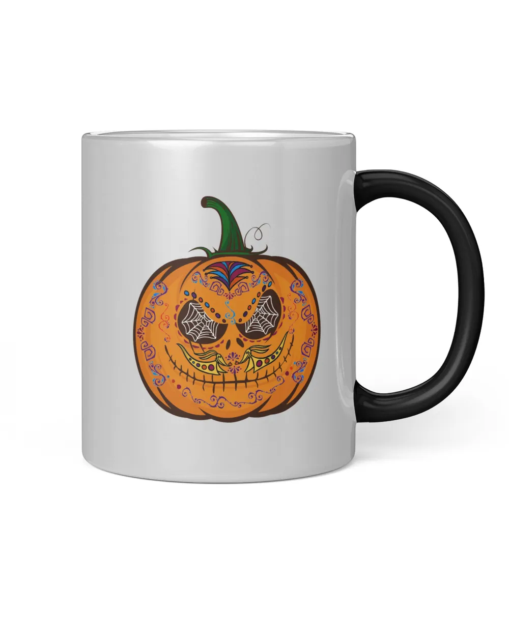 Halloween Pumpkin Shirt Spooky Jack O’ Lantern Sugar Skull