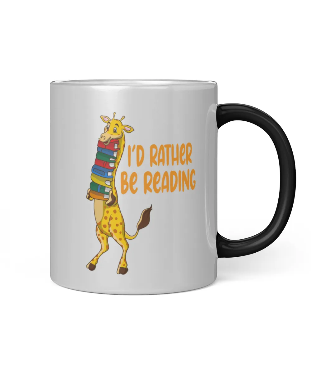 Africa Giraffes A Stack Reading Books Read Read10506 T-Shirt