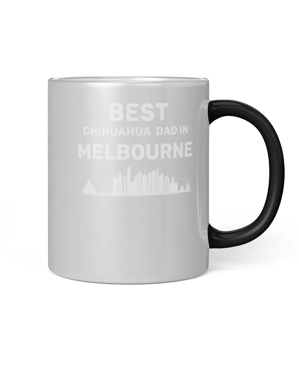 Chihuahua Dad  Melbourne  Best Dad  Skyline4452 T-Shirt